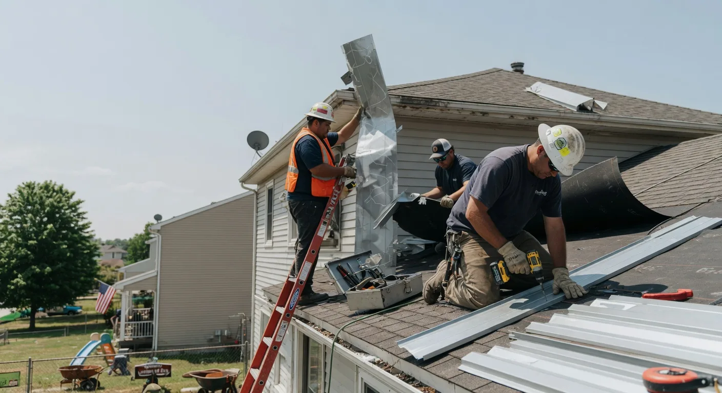 Storm Damage Metal Roof Repair in Iron City, GA